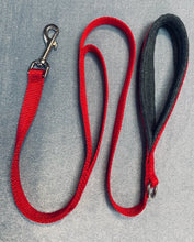 1" x 6-foot or 5-foot double handle nylon leash